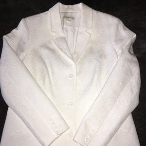White Blazer Coldwater Creek, Size 12